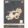 Ursus Style Notizbuch DIN A4 Liniert Spiralbindung Papier Perforiert 160 Seiten