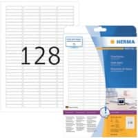 HERMA SPECIAL A4 CD/DVD Etiketten 5071 haftend DIN A4 Weiß 43,2 x 8,5 mm 25 Blatt à 128 Etiketten