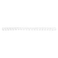 GBC Metall Drahtbinderücken Silber 8 mm 70 Blatt 21 Ringe DIN A4 100 Stück