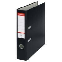 Esselte Essentials Breit Ordner DIN A4 72 mm Schwarz 2 Ringe 121756 Kunststoff Hochformat