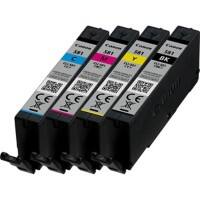 Canon CLI-581 Original Tintenpatrone 2103C004 Schwarz, cyan,magenta, gelb 4 Stück Multipack