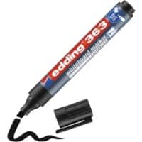edding 363 Whiteboard Marker Breit Keilspitze Schwarz