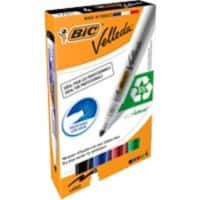 BIC Whiteboard-Marker 1701 Rundspitze 1,4 mm Farbig sortiert 4 Stück