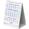 Brepols Schreibtisch-Kalender 2025 3 Monate / 1 Seite Englisch 10,5 (B) x 0,4 (T) x 13 (H) cm Weiß