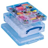 Really Useful Box Aufbewahrungsbox 4CDIVHOB 4 L Transparent Kunststoff 39,5 x 25,5 x 8,5 cm