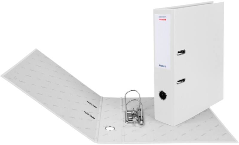 Biella Breit Ordner DIN A4 70 mm Weiß 2 Ringe 10341701U Kunststoff Hochformat