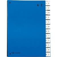 PAGNA Pultordner Blau DIN A4 Hartpappe A - Z Blau