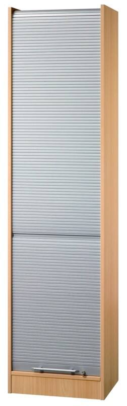 Hammerbacher Rollladenschrank Braun, Silber 500 x 400 x 2.004 mm