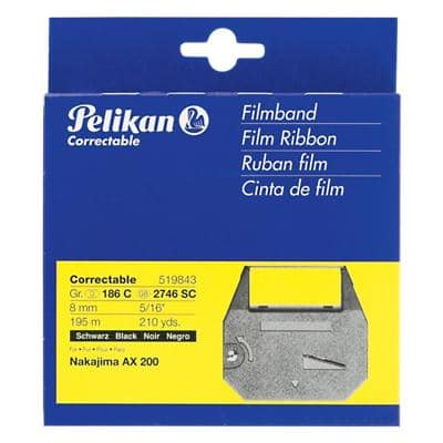 Pelikan Farbband 519843 Kompatibel 14,8 x 2,1 x 12,8 cm Schwarz