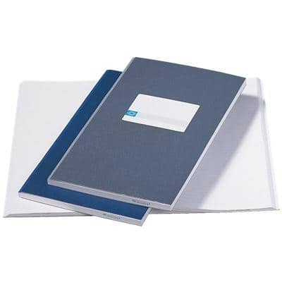 Djois Atlanta 165 x 105 mm Blaues Hardcover-Notizbuch Liniert 60 Blattn