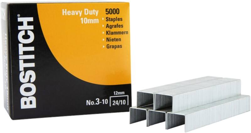 Bostitch Heftklammern 24/10 NO.3-10 Metall Silber 5000 Heftklammern