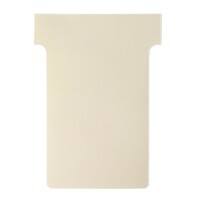 Nobo T-Steckkarten 2 Beige 6 x 8,5 cm 100 Stück