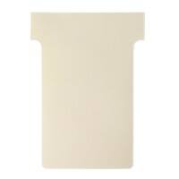 Nobo T-Steckkarten 2 Beige 6 x 8,5 cm 100 Stück