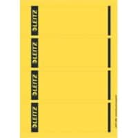 Leitz PC-beschriftbare Selbstklebende Rückenschilder 1685 Für Leitz 1080 Qualitäts-Ordner Gelb 62 x 192 mm 100 Stück