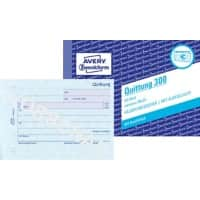 AVERY Zweckform Quittungsformulare 300 DIN A6 quer Perforiert N/A 50 Blatt