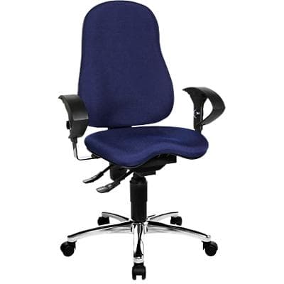 TOPSTAR Ergonomischer Bürostuhl Sitness® 10 Stoff Blau