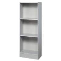 Hammerbacher Melaminharzbeschichtete Spanplatte Regal 2 Fachböden 406 x 400 x 1.270 mm Grau