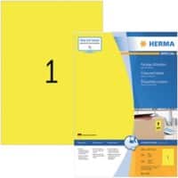 HERMA 4401 Multifunktionsetiketten SuperPrint Gelb Rechteckig 100 Etiketten pro Packung
