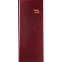 Brepos Buchkalender 2025 1 Tag / 1 Seite Deutsch, Englisch, Französisch, Niederländisch Burgunder