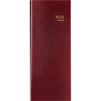 Brepos Terminplaner 2026 1 Tag / 1 Seite Deutsch, Englisch, Französisch, Niederländisch Burgunder