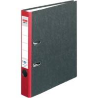herlitz maX.file Nature Ordner DIN A4 55 mm Rot 2 Ringe Pappkarton Texturiert