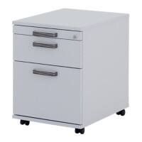 Hammerbacher Rollcontainer Future Lichtgrau 428 x 580 x 590 mm