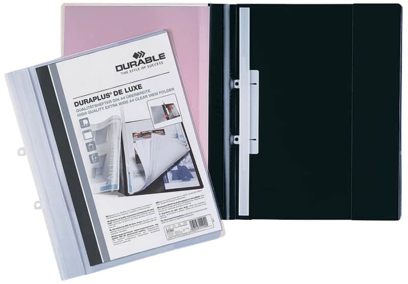 DURABLE Angebotshefter Duraplus de Luxe DIN A4 Schwarz PVC