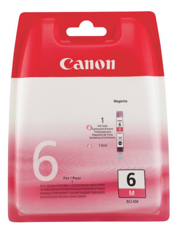 Canon BCI-6M Original Tintenpatrone Magenta
