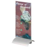 DURABLE Presenters Tischaufsteller DL T-Form 10,7 (B) x 8,5 (T) x 23,7 (H) cm Transparent