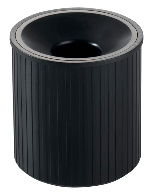 helit Büroklammernspender Linear Kunststoff Schwarz 7,2 x 7,2 x 7,3 cm