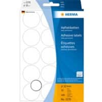 HERMA Multifunktionsetiketten 2270 Weiß Rund Ø 32 480 Etiketten pro Packung