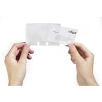 DURABLE Visitenkartenhüllen Spezial 80 Karten Weiß 10,4 x 12 x 7,2 cm 40 Stück
