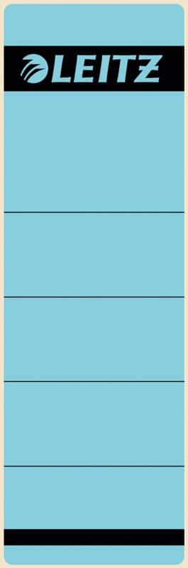 Leitz Selbstklebende Rückenschilder 1642-00-35 DIN A4 Blau 6,15 x 19,2 cm 10 Stück