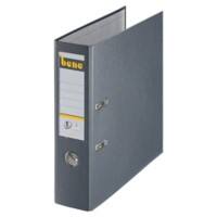 Bene No.1 Power Ordner DIN A4 80 mm Grau 2 Ringe 291400 PP (Polypropylen) Glatt Hochformat