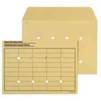 Elco Hausposttaschen Ohne Fenster C4 324 (B) x 229 (H) mm Abziehstreifen Braun 120 g/m² 250 Stück