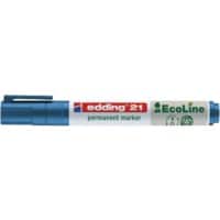 edding Permanent Marker EcoLine 21 Rundspitze Blau 10