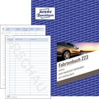 AVERY Zweckform Fahrtenbuch 223 DIN A5 Perforiert N/A 40 Blatt