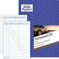 AVERY Zweckform Fahrtenbuch 223 DIN A5 Perforiert N/A 40 Blatt