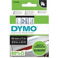 DYMO D1 45804 Schriftband 19 mm x 7 m Blau auf Weiβ