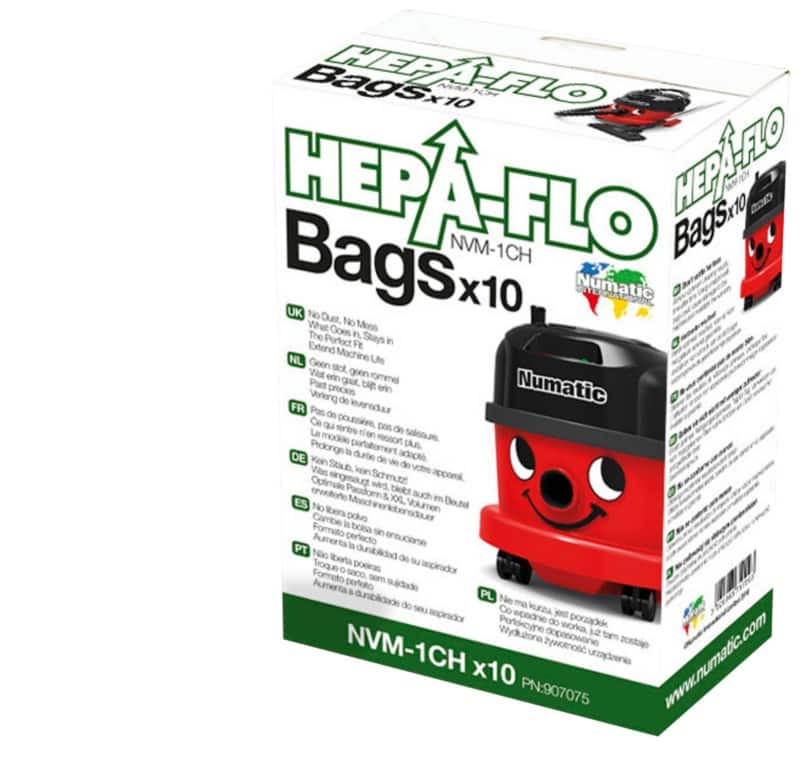 Staubsaugerbeutel Hepa-Flo Grün, Weiß 7 l