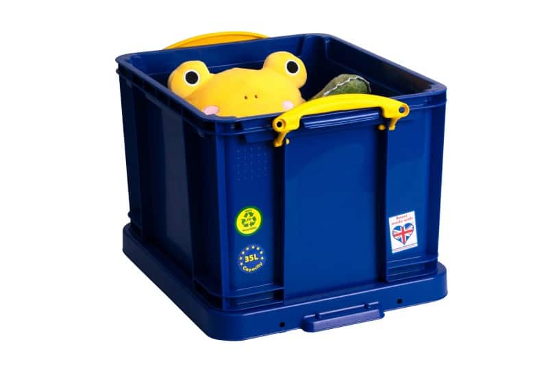 Really Useful Box Kunststoff Archivbox 35 L Blau 48 x 39 x 31 cm