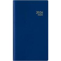 Brepols Interplan Terminplaner 2026 DIN A6 1 Woche / 2 Seiten Deutsch, Englisch, Französisch, Italienisch, Niederländisch, Spanisch Blau