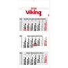 Viking Kalender Maxi Light Spezial 2024 3 Monate/ 1 Seite Karton, Papier Weiß Deutsch, Englisch, Französisch, Spanisch 33 x 70 cm