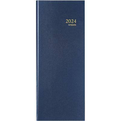 Brepols Buchkalender 2025 1 Tag / 1 Seite Deutsch, Englisch, Französisch, Niederländisch Blau