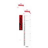 Viking Kalender 2025 1 Monat / 1 Seite Deutsch 11,8 (B) x 61 (H) cm Weiß  