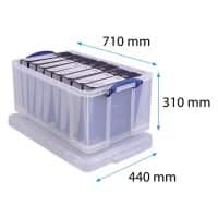 Really Useful Box Aufbewahrungsbox 64CCB 64 L Transparent Kunststoff 44 x 71 x 31 cm