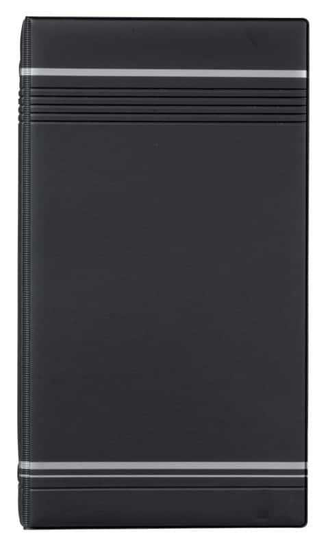 DURABLE Visitenkartenbuch Visifix DIN A4 200 Karten Anthrazit 14,5 x 25,5 cm