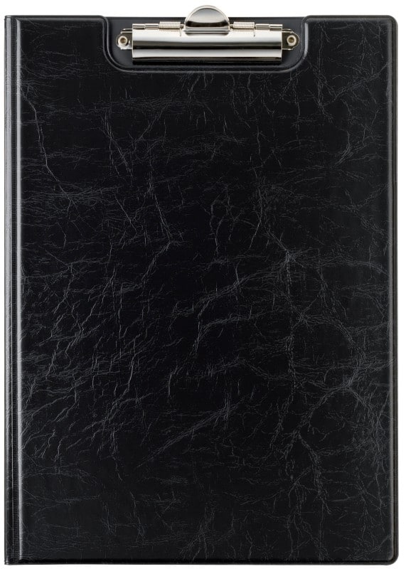 DURABLE Klemmbrettmappe DIN A4 Verstärkte Weichfolie Schwarz Hoch 235501