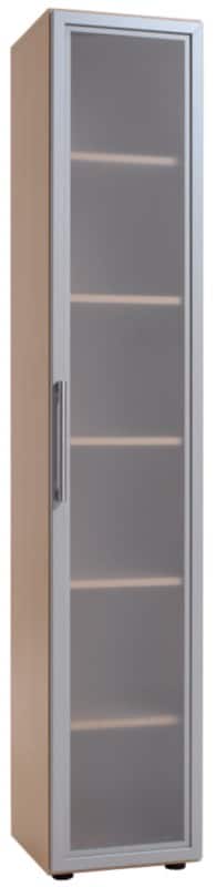 Geramoebel Speed Office Aktenschrank ABS (Acrylnitril-Butadien-Styrol), Spanplatte 5 Fachböden 400 x 420 x 2.160 mm Ahorn Braun