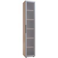 Geramoebel Aktenschrank Speed Office 5 Fachböden 2 Glastüren Ahorn 400 x 420 x 2.160 mm